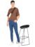 Jeans for Men | Cotton Jeans for Men | Stretchable, Slim Fit | Denim Jeans | Comfortable | Non Fade | Pack of 1 | Easy to Wash || - Image 5